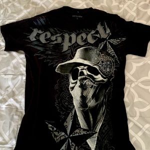 affliction style shirt